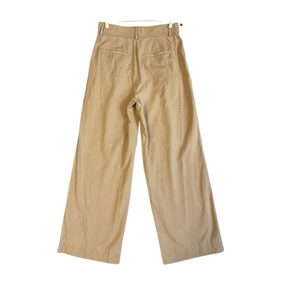 Everlane The Draper Pleated Pant in Buttersmooth Tan. Size 6S #1639 - Picture 4 of 8